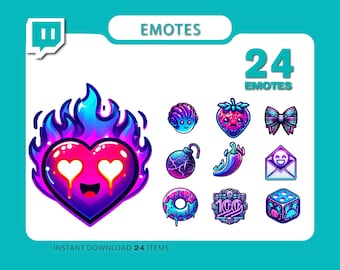 Cyberpunk Emotes for Twitch, Discord, and TikTok | Emotes on Sale