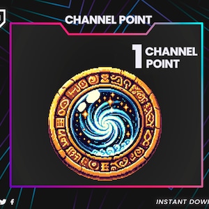 Fish Channel Point – Twitch Channel Points Icon - Custom Reward PNG – Stream Loyalty Points Badge – Instant Download