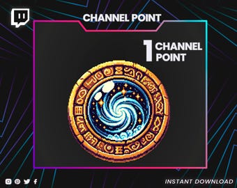Fish Channel Point – Twitch Channel Points Icon - Custom Reward PNG – Stream Loyalty Points Badge – Instant Download