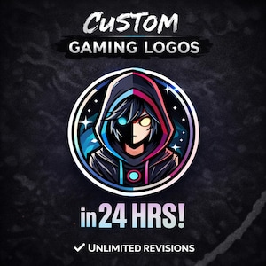 カスタムゲームロゴサービス | Twitchロゴ、YouTubeロゴ、Kickロゴ、マスコットロゴ、ストリームデザイン、Twitchグラフィック、Twitchブランディング、eスポーツロゴ