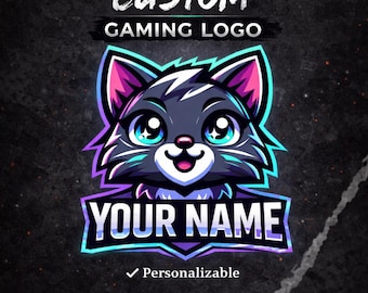 Gaming Logo Design Service with Username | Twitch logo, YouTube logo, Kick logo, Discord Logo, Tiktok Logo, Stream design, Twitch graphic