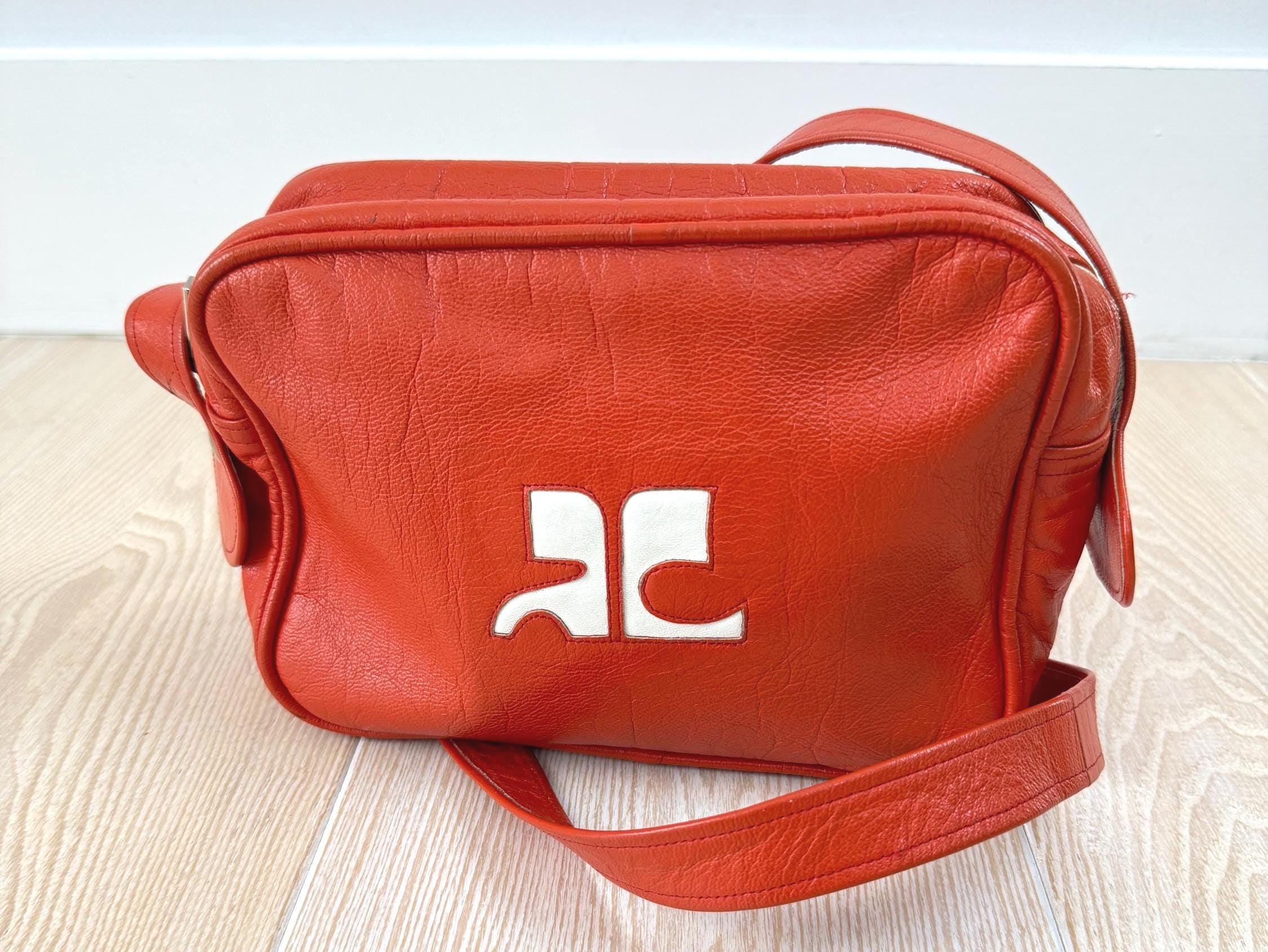 Courrèges Rare Vintage Orange Shoulder Bag 1960's – A Mod
