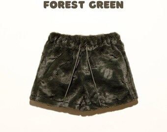 Fluffy Fur Teddy Cloud Shorts (adult Unisex) - Etsy