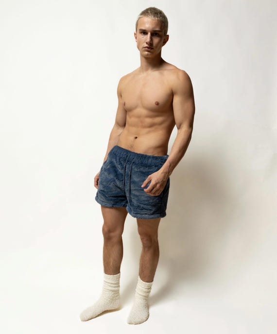 Fluffy Fur Teddy Cloud Shorts (adult Unisex) - Etsy