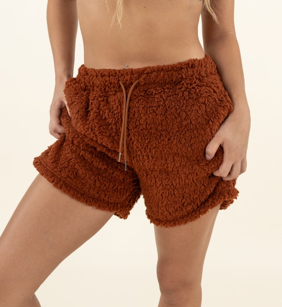 Buy Sherpa Teddy Lounge Shorts unisex Online in India Etsy
