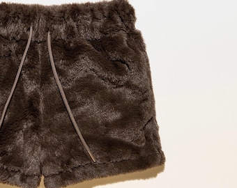 Fluffy Fur Teddy Shorts (adult Unisex) - Etsy