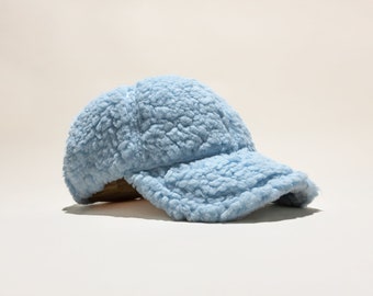 Handmade Boucle Baseball Hat Cap ~ Teddy ~ Furry ~ Sherpa - Etsy display picture 1