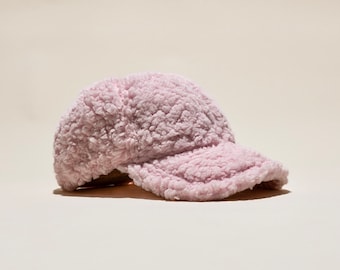 Gorra de béisbol de peluche Sherpa