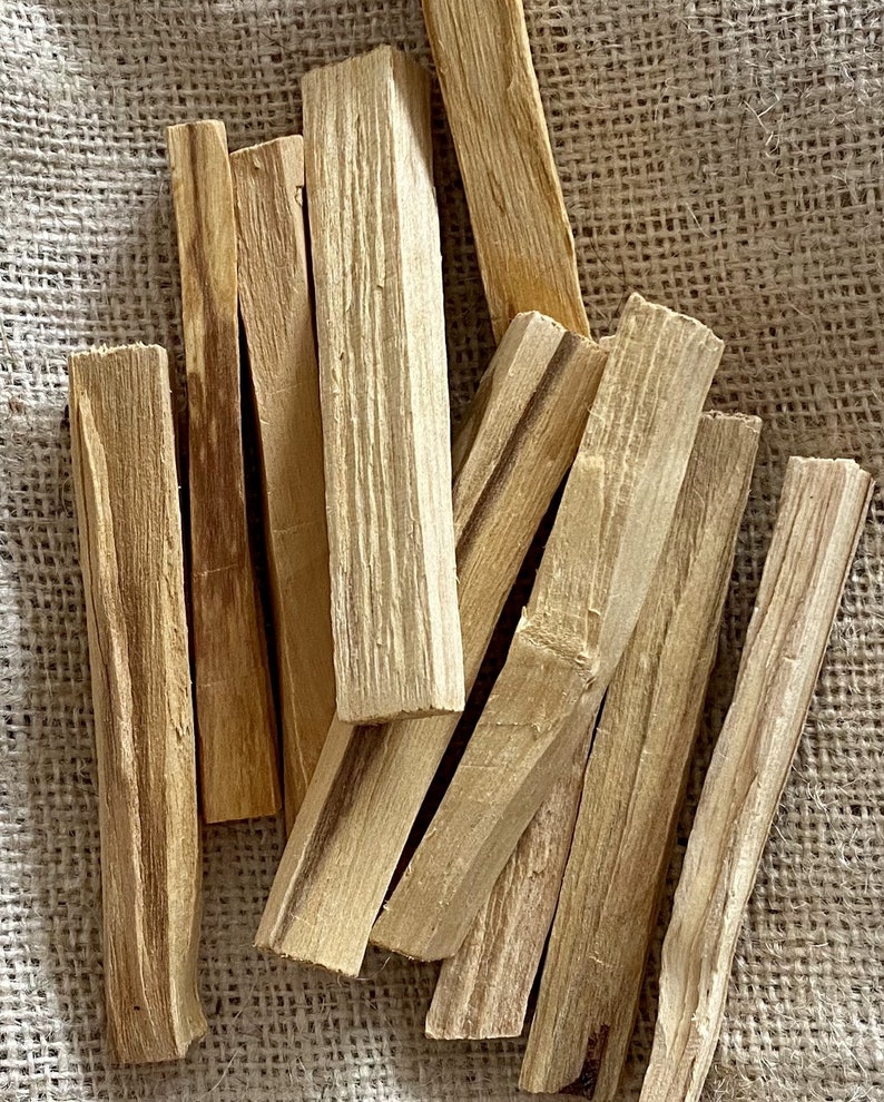 Palo Santo pour purification 3 ou 5 bâtonnets de 5 à 10gr pour guérison, reiki, voyance, travail énergétique, chakras image 2