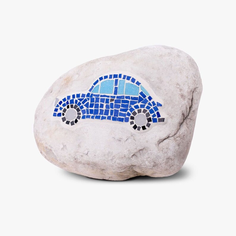 lapidemART decorative stone with mosaic beetle in different Käfer