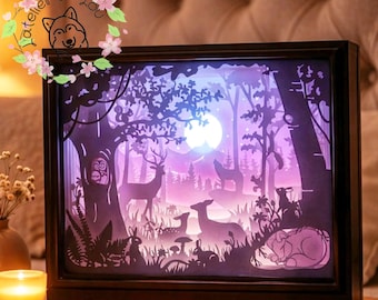 FOREST ANIMALS LIGHTBOX