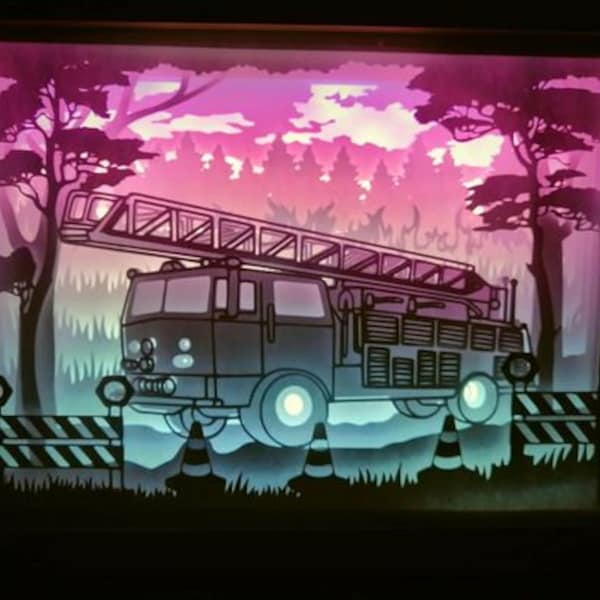 LIGHTBOX FIRE TRUCK