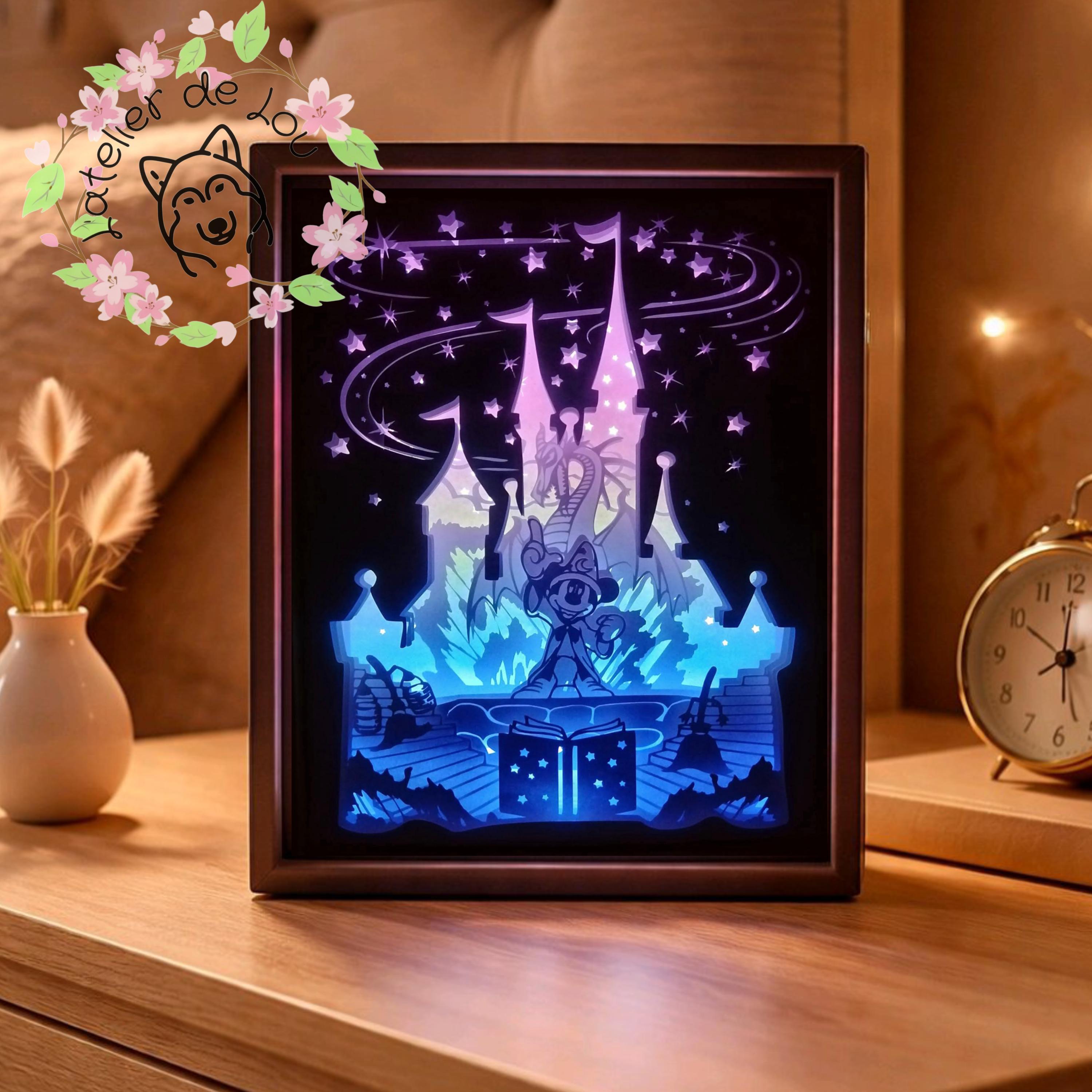 Disneyland Lightbox - Etsy
