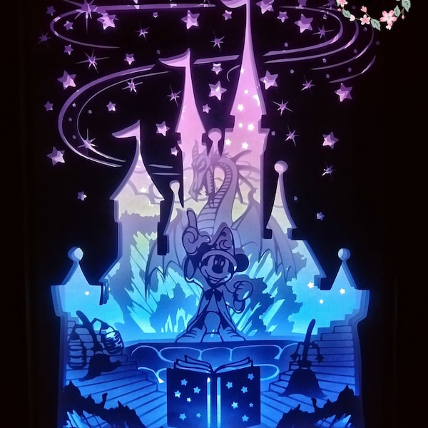 LIGHTBOX MICKEY FANTASIA