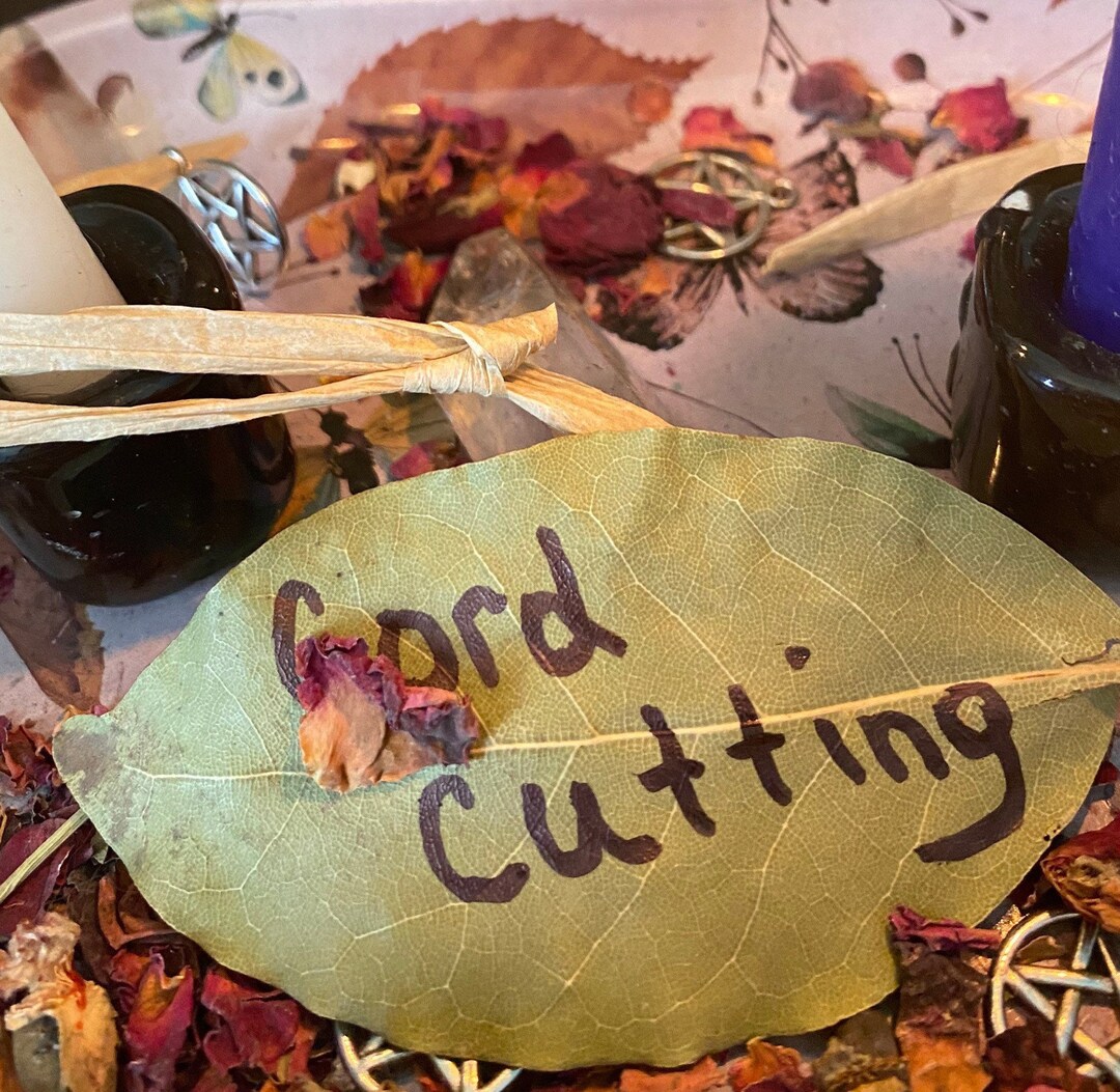 Cord Cutting Candle Burning/cut Ties/ Emotional Cord Cutting/physical