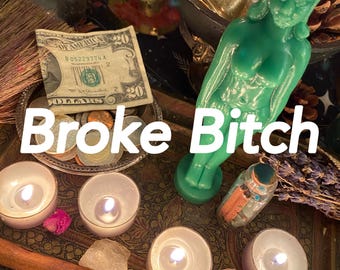 Wealth Spell, Remove Money Blockages, Money Flow Attract Abundance & Prosperity, Money Spell, Broke Bitch