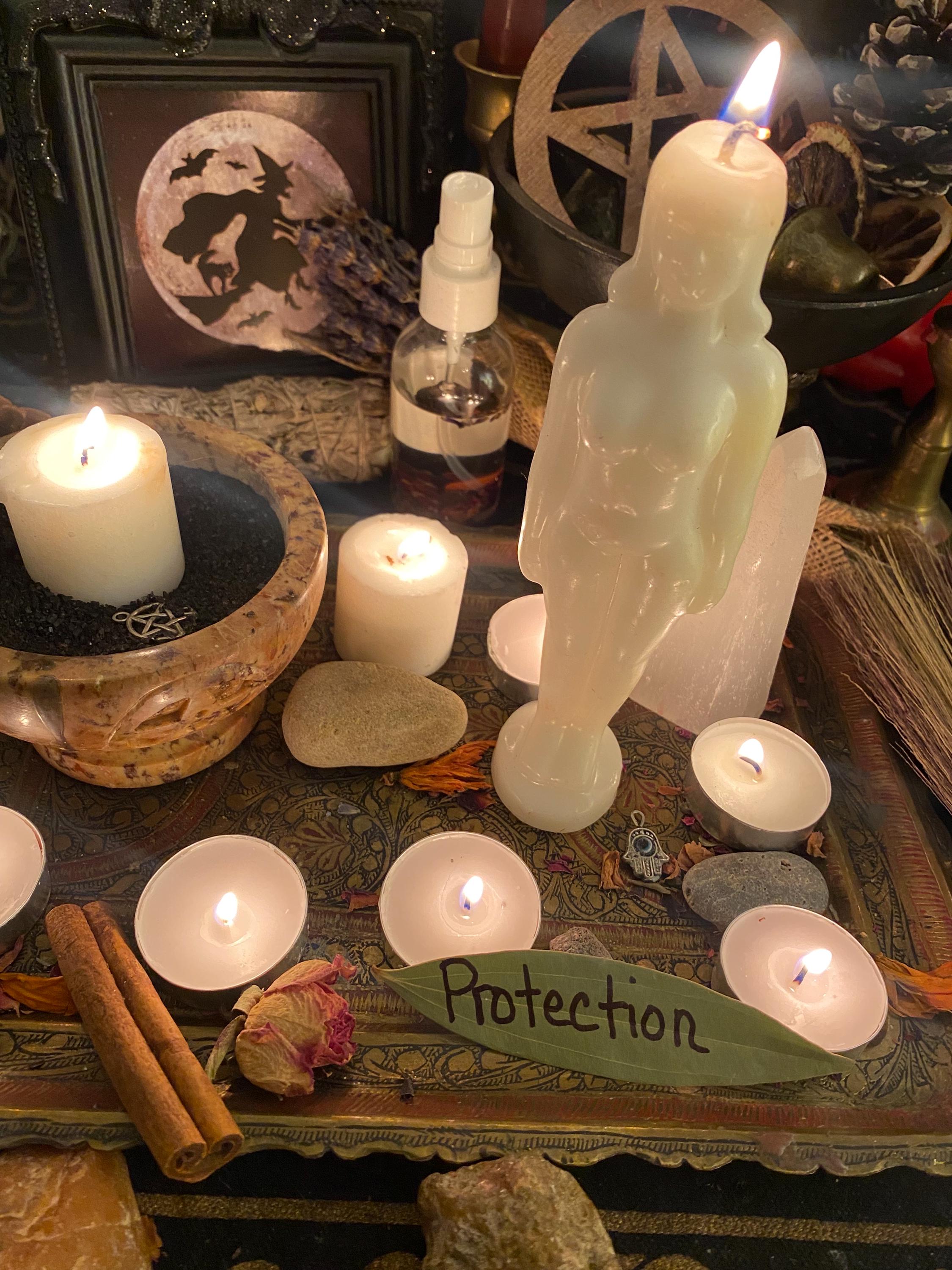 Powerful Evil Eye Protection Candle Burning
