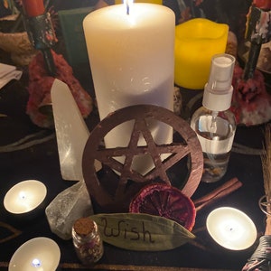 Wish burning ritual, Wish spell, ritual oil added to your spell for maximum benefits