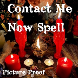 Powerful Contact Me Spell, Break No Contact, Reach Out, Reconnect, Reconcile, Contact Me, New Beginning