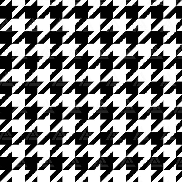 Houndstooth Svg, Houndstooth Muster Svg, Houndstooth Texture, Tumbler Template, Geometrischer Hintergrund. Schnittdatei Cricut, Png Pdf Eps, Vektor.