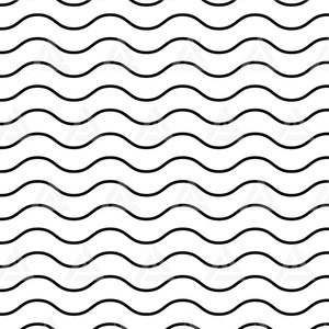 Wave Svg, Seamless Line Pattern, Chevron Zigzag Svg, Wave Border Svg. Cut File Cricut, Silhouette, Png Pdf Eps, Vector, Vinyl.