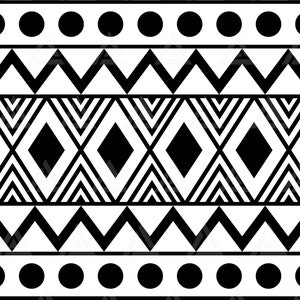 Motif tribal Svg, Motif aztèque Svg, Fond boho géométrique, Motif Sud-Ouest Svg. Fichier coupé Cricut, Png Pdf Eps, Vecteur, Pochoir, Vinyle.