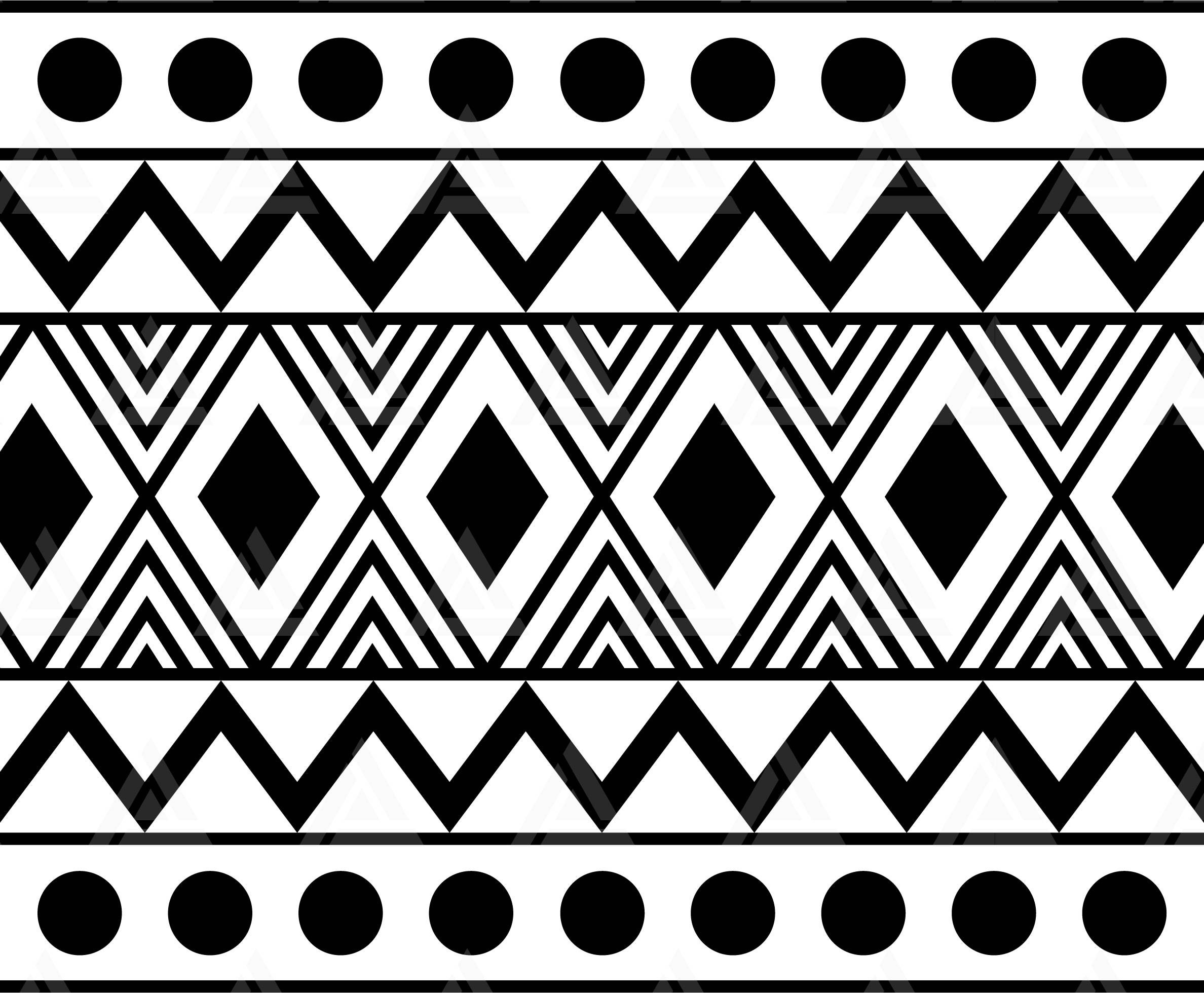Tribal Pattern Svg, Aztec Pattern Svg, Geometric Boho