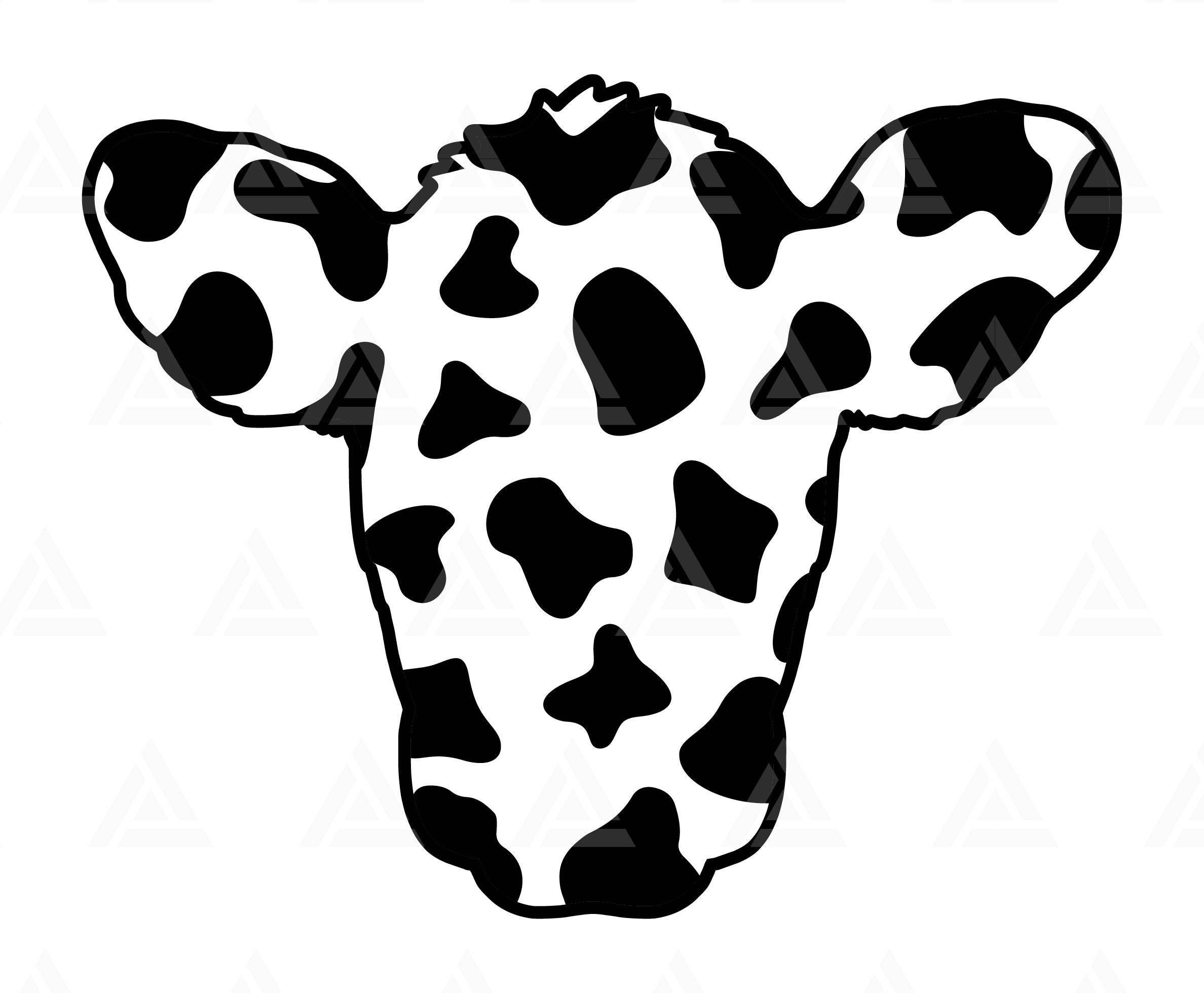 cow print pattern animal halloween costume' Sticker