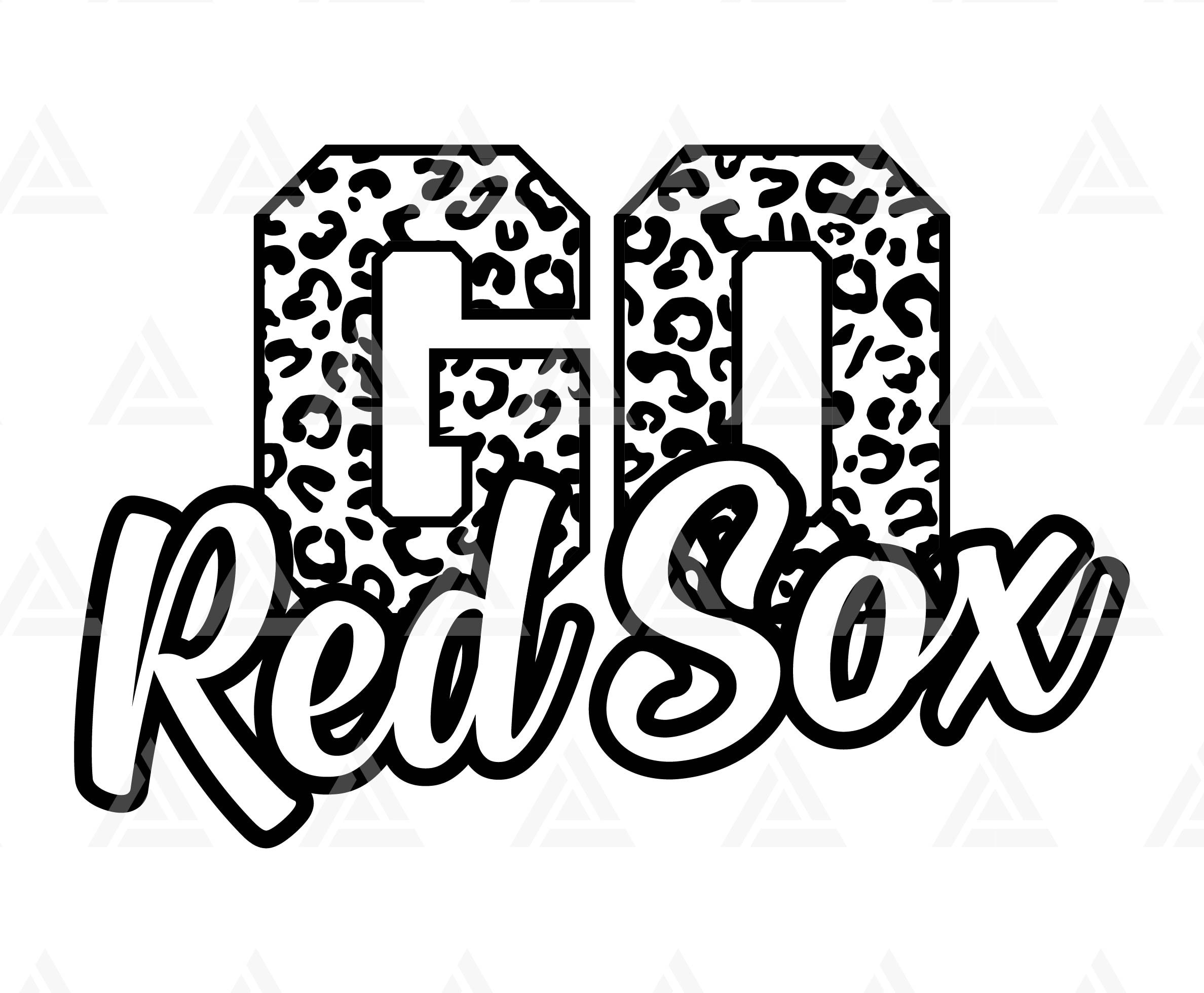 Red Sox Logo Black And White