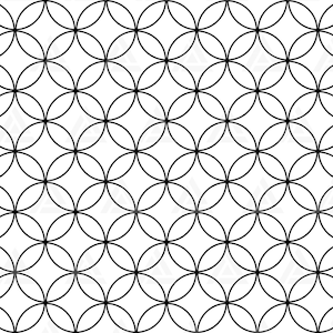 Circle Pattern Svg, Seamless Round Pattern, Wire Frame Pattern, Geometric Background. Cut file Cricut, Silhouette, Png Pdf Eps, Vector. image 1