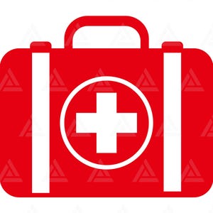 Botiquín de primeros auxilios SVG, bolsa de primeros auxilios PNG, emergencia, bolsa de medicamentos. Archivo de corte Cricut, Png Pdf, Vector.