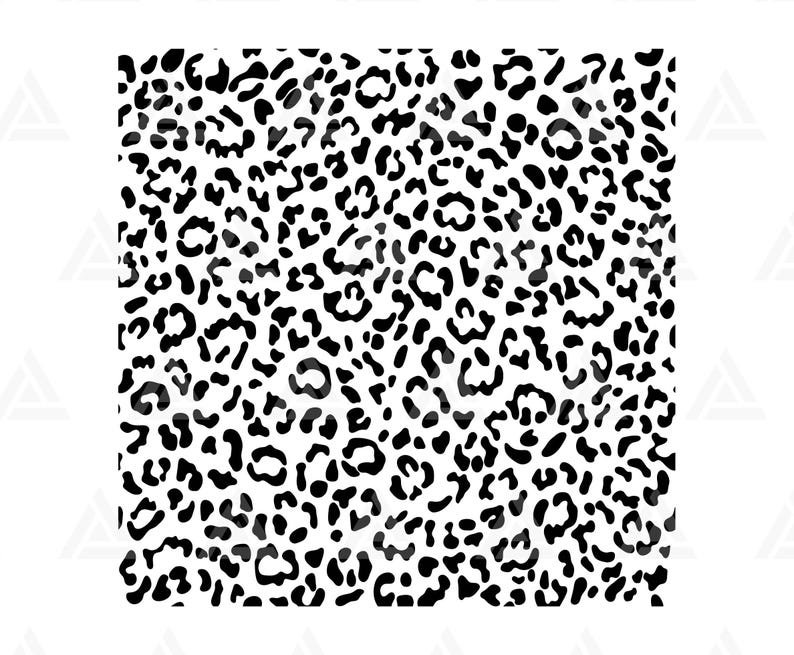 Seamless Leopard Print Svg, Leopard Spots Pattern, Animal Print Pattern ...