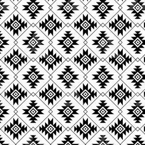 Aztec Pattern Svg, Seamless Navajo Tribal Pattern, Geometric Pattern ...