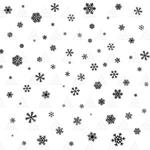 Floco de neve Svg, padrão de inverno Svg, modelo de Natal Svg, fundo nevando. Corte Arquivo Cricut, Silhueta, Png Pdf Eps, Vetor.