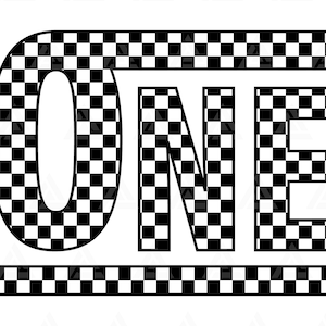 Xadrez Um Svg, Um Png, Primeiro Aniversário, Primeiro Aniversário, Um Bebê, Um Ano, Racing Mama. Corte Arquivo Cricut, Silhueta, Png Pdf, Vetor.
