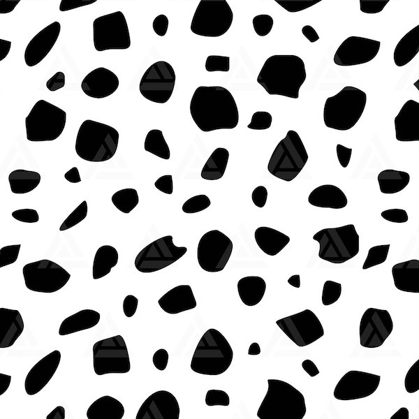 Cheetah Print Svg, Leopard Spots Pattern, Animal Print Pattern, Polka Dots Svg. Cut File Cricut, Png Pdf Eps, Vector, Stencil.