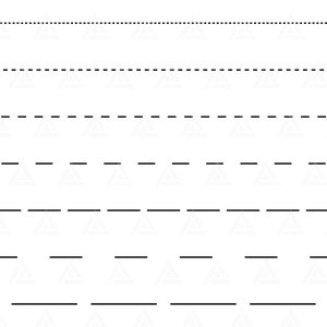 Lignes pointillées svg, lignes de tiret svg, bandes pointillées svg, lignes pointillées svg. Fichier coupé Cricut svg, Png Pdf Eps, vecteur, pochoir, vinyle.