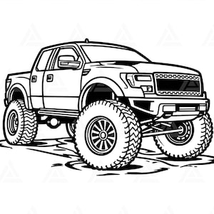 Pickup Truck Svg, Pick up Truck Png, Pick-up Truck Pdf. Cut File Cricut, Vector.