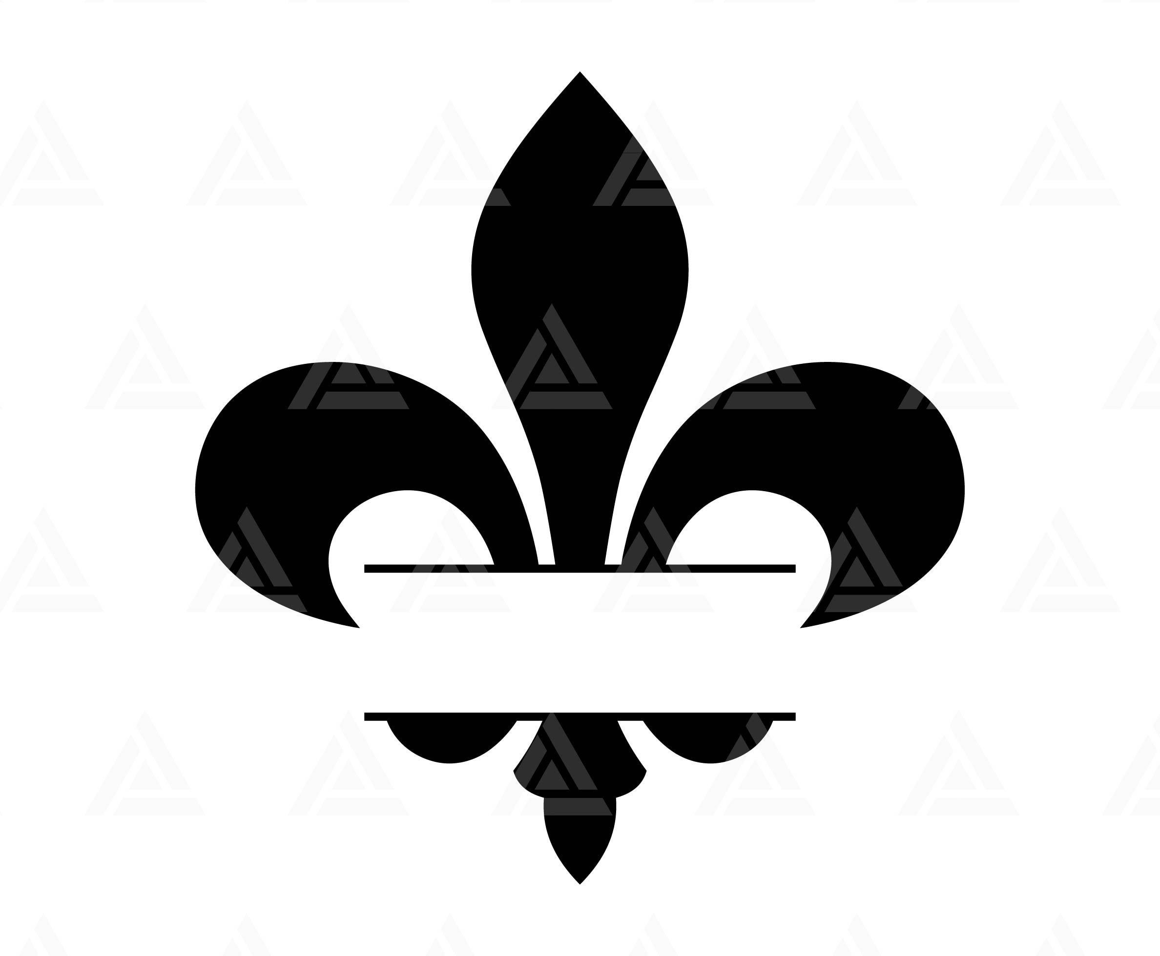 Mardi Gras Saints Fleur De Lis SVG & Printable - Sewing Divine