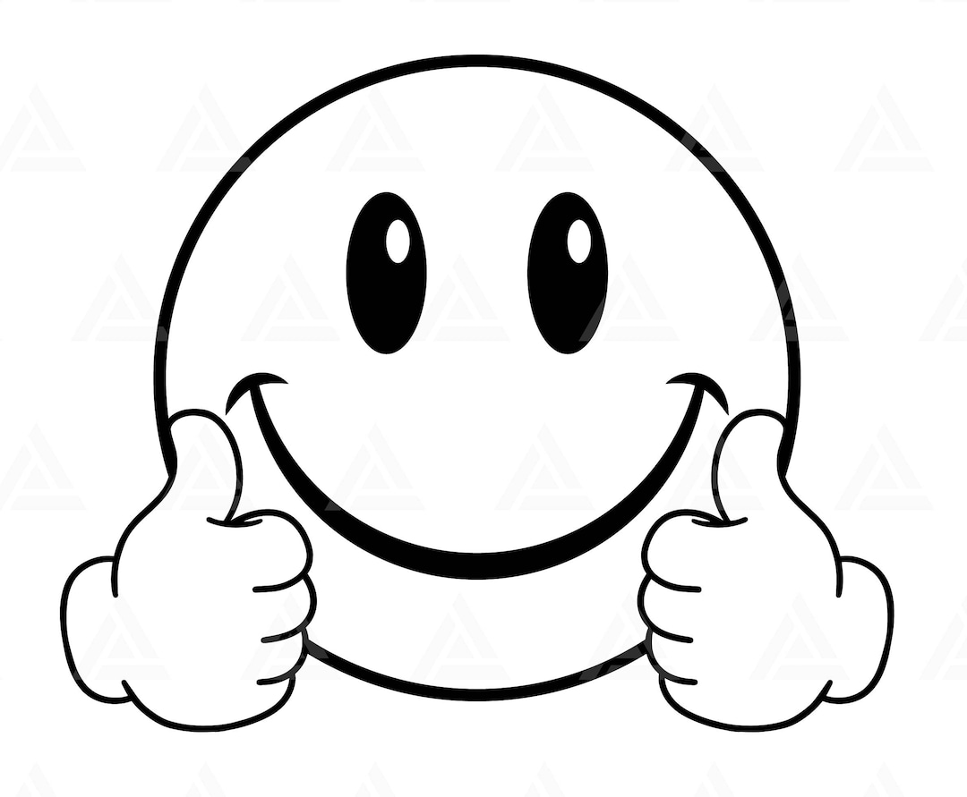 A happy smile　画像5.6及び7.8　白B　黒B　各1台 Happy Face Svg, Thumbs up Svg, Happy Face Clipart, Retro