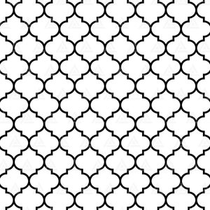 Quatrefoil Svg, naadloos kwartelpatroon, Marokko Quatrefoil Svg, Marokkaanse achtergrond. Cut File Cricut, Png Pdf Eps, Vector, Stencil.