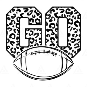 Go Football Svg, Football Png, Football Kid T Shirt, Football Mama, Cheer School Mom. Cut File Cricut, Silhouette, Png Pdf, Vector.