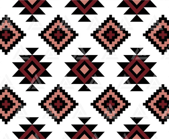 Aztec Pattern Svg, Boho Tribal Svg, Seamless Navajo Pattern, Southwest,  Quilt Template. Cut File Cricut, Png Pdf Eps, Vector, Stencil. - Etsy  Australia