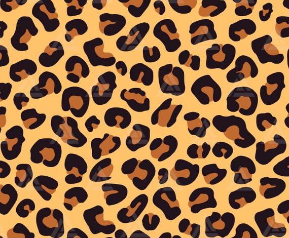 Leopard Spots Pattern Svg Seamless Cheetah Prints Pattern | Etsy