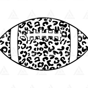 Football Leopard Svg, Rugby Leopard Svg, Cheetah Spots Svg, Tumbler Template. Cut File Cricut, Silhouette, Png Pdf Eps, Vector.