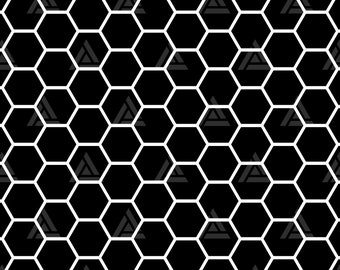 Honeycomb Pattern Svg, Seamless Beehive Pattern, Geometric Hexagon Pattern. Cut File Cricut, Png Pdf Eps, Silhouette, Vector Vinyl, Stencil.