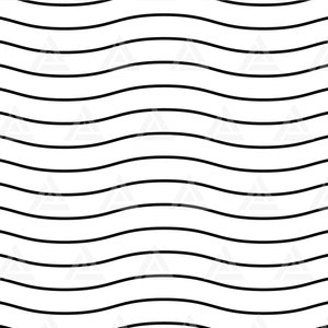 Wave Line Svg, Seamless Zigzag Pattern, Chevron Pattern Svg, Wave Border Svg. Cut File Cricut, Silhouette, Png Pdf Eps, Vector, Vinyl.