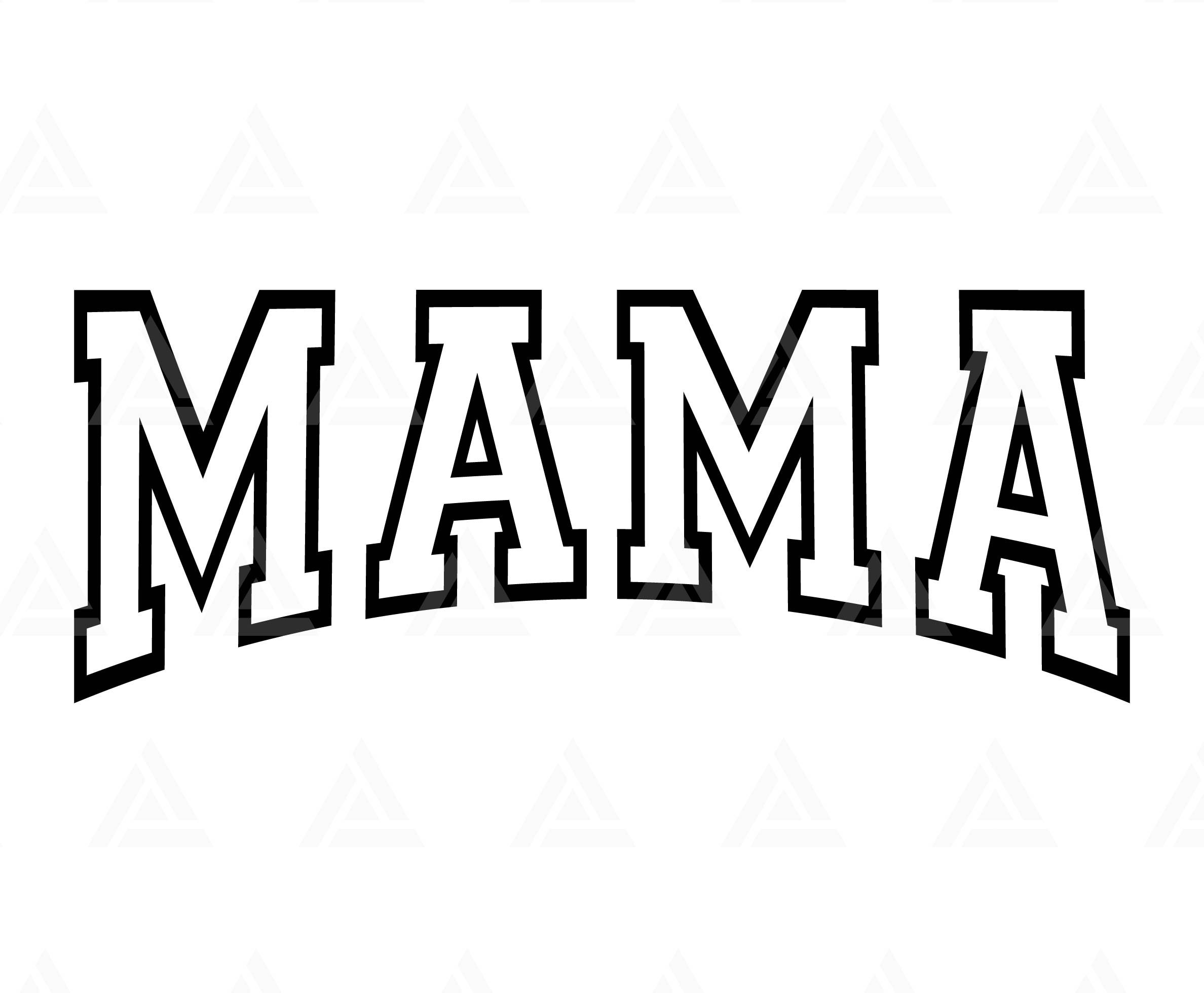 Mama Svg, Mama Varsity Svg, Mom Life, Mama Png, Mama Shirt, Jersey