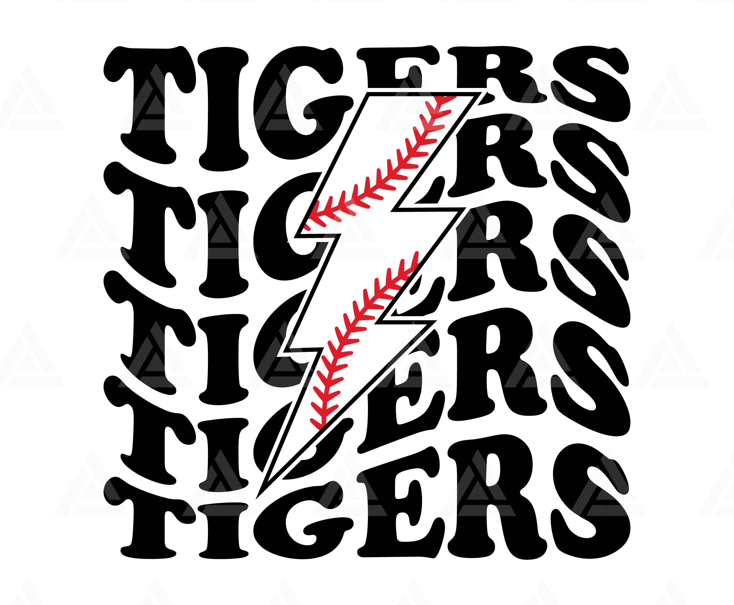 Tigers Svg, Baseball Lightning Bolt Svg, School Spirit, Team Mascot, Tigers  Png, Cheer Mom T-shirt. Cut File Cricut, Png Pdf, Vector. -  Israel