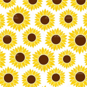 Motif de tournesol svg, tournesol svg, modèle de gobelet maigre svg, fond floral. Couper le fichier Cricut, Png Pdf Eps, Vecteur, Pochoir.